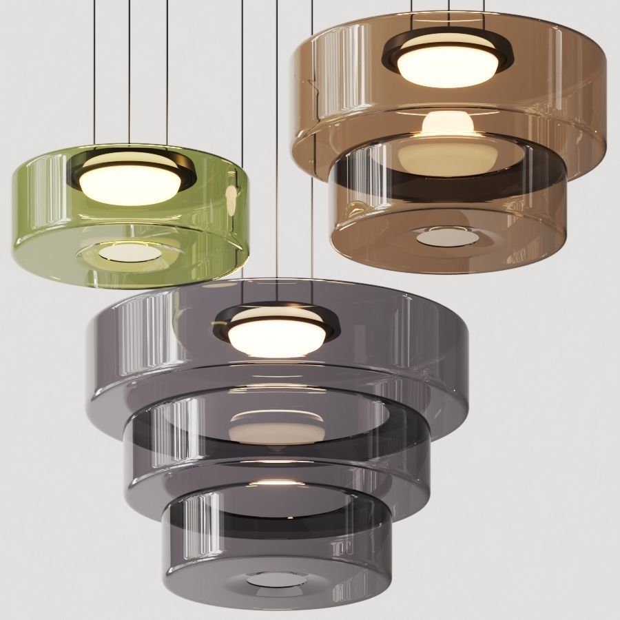 BauhausGlow - Glazen Hanglamp In Bauhaus-Stijl Met Warm Licht & Moderne Vormgeving