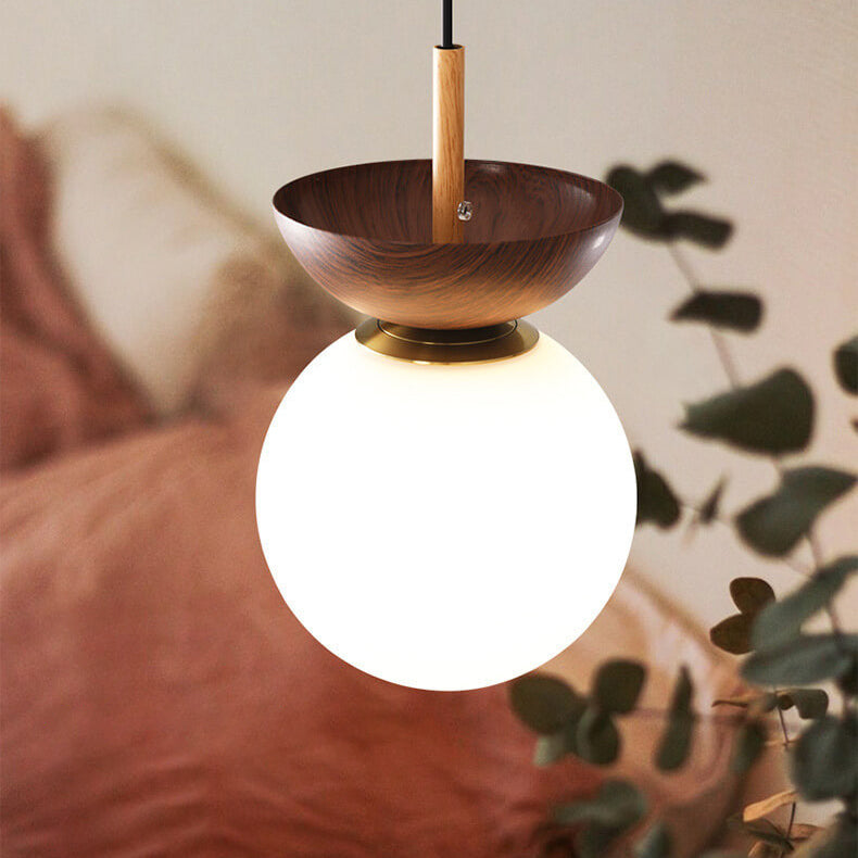 Sanshoku - Japanse Hanglamp met Dimbare LED – 3 Lichtkleuren – Stijlvolle Plafondlamp voor Woonkamer, Hal & Slaapkamer