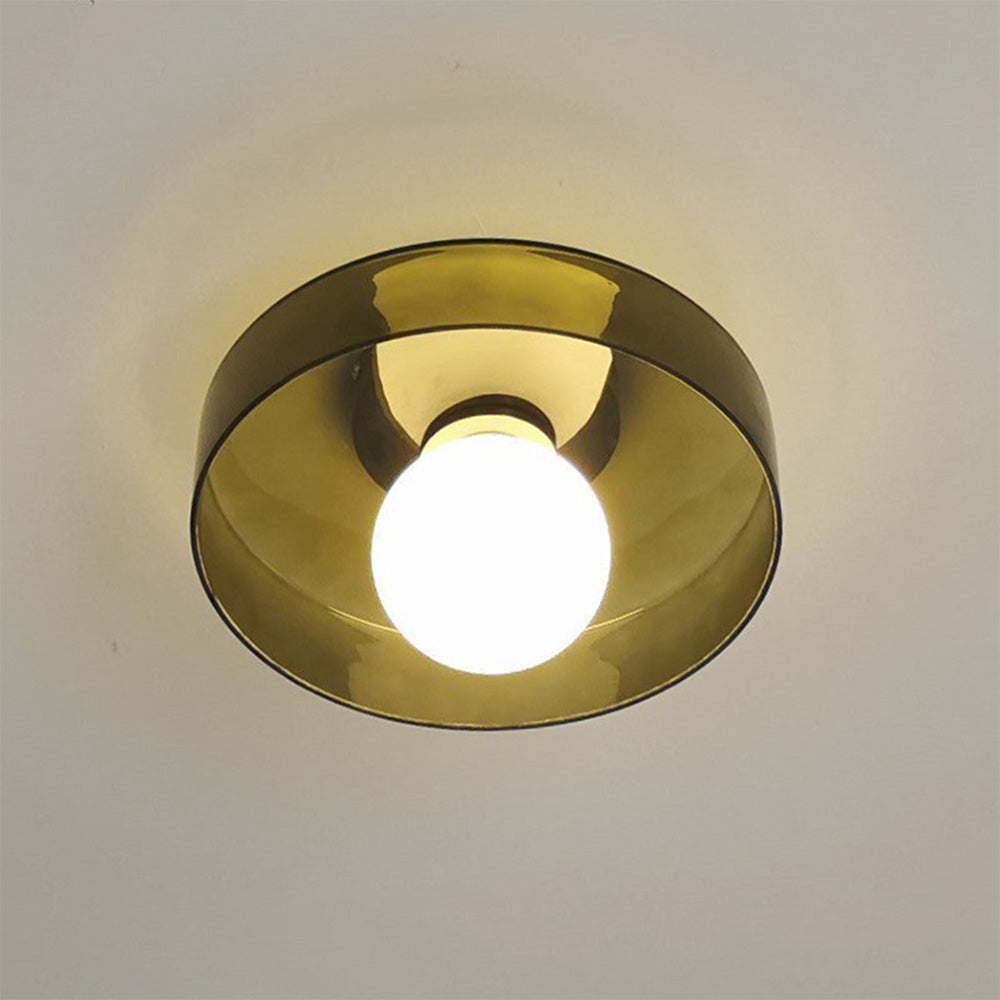Moderne Ronde Plafondlamp van Glas – Stijlvolle Verlichting voor Keuken & Woonruimte