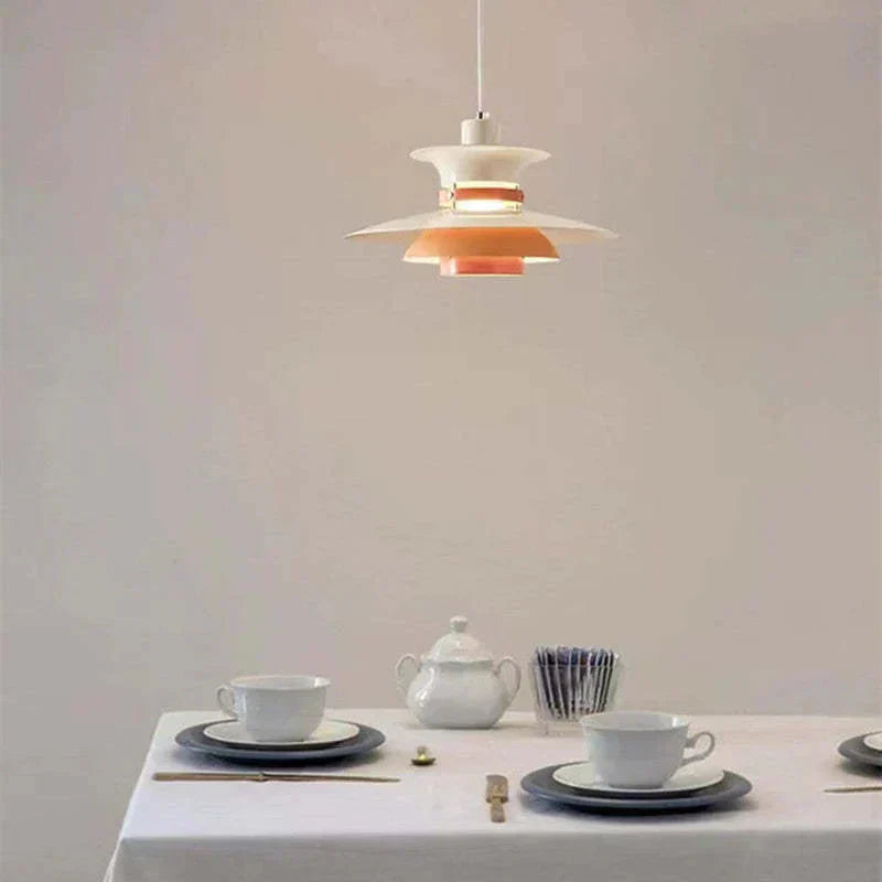 Moderne LED Hanglamp Met Scherm – Kleurrijk Metaaldesign – E27 Fitting