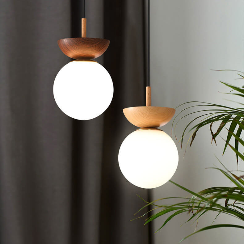 Sanshoku - Japanse Hanglamp met Dimbare LED – 3 Lichtkleuren – Stijlvolle Plafondlamp voor Woonkamer, Hal & Slaapkamer