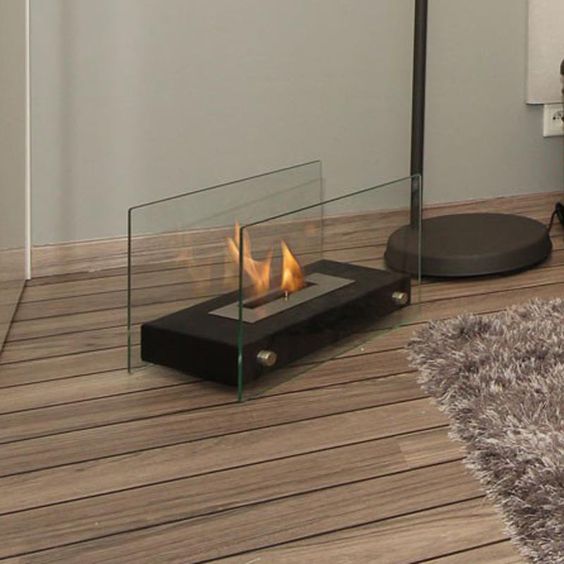 Moderne Decoratieve Openhaard Basis Voor Een Warme Sfeer