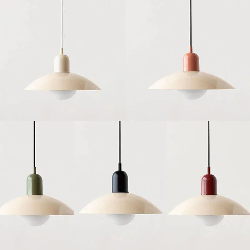 Bauhaus Macaron Hanglamp van Gekleurd Glas | Modern Design voor Keuken & Eetkamer