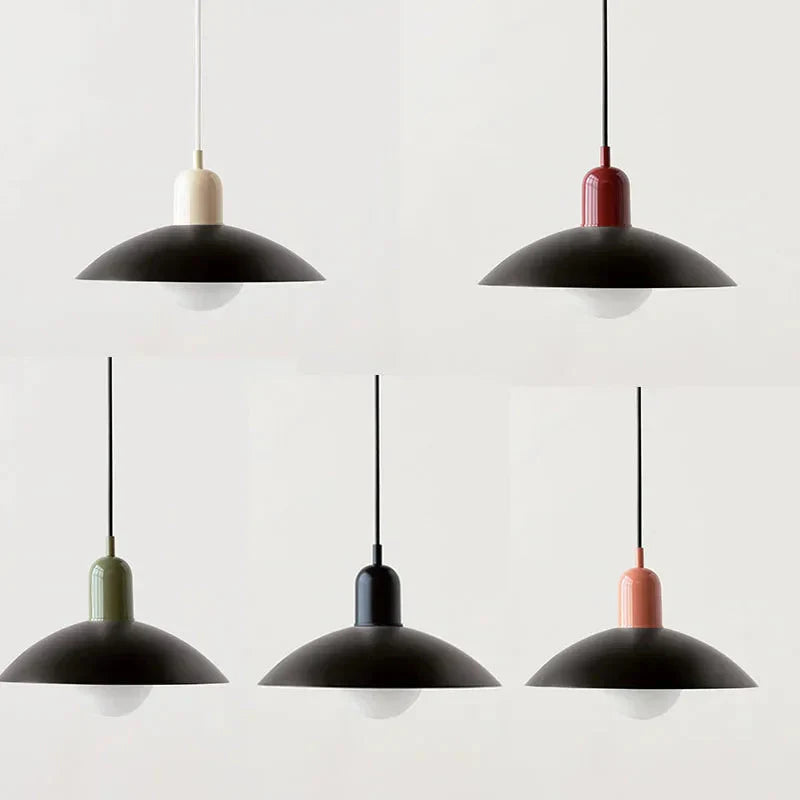 Bauhaus Macaron Hanglamp van Gekleurd Glas | Modern Design voor Keuken & Eetkamer