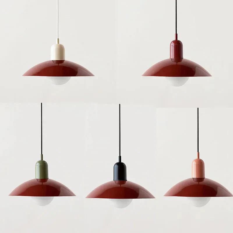 Bauhaus Macaron Hanglamp van Gekleurd Glas | Modern Design voor Keuken & Eetkamer