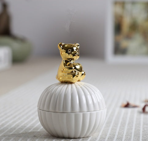 Decoratieve Opbergpot Met Dierenbeeld Voor Een Stijlvol Interieur