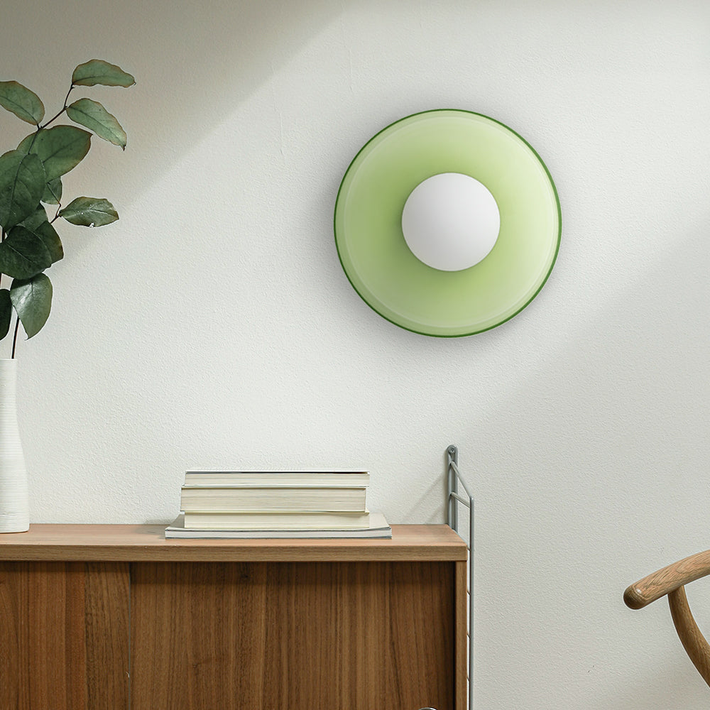 Moderne Ronde Plafondlamp van Glas – Stijlvolle Verlichting voor Keuken & Woonruimte