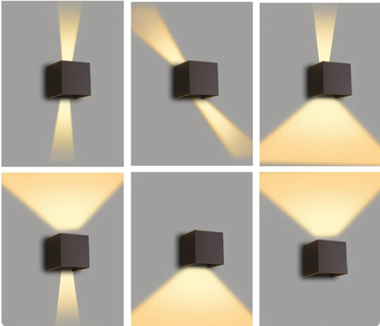 LumoCube LED-Wandlampen (1 + 1 Gratis ) - Stijlvolle Draadloze Verlichting