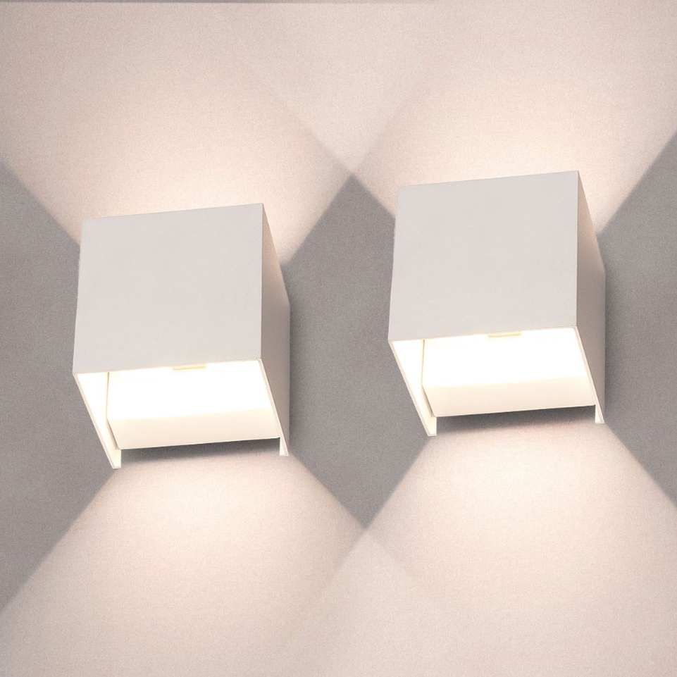 LumoCube LED-Wandlampen (1 + 1 Gratis ) - Stijlvolle Draadloze Verlichting