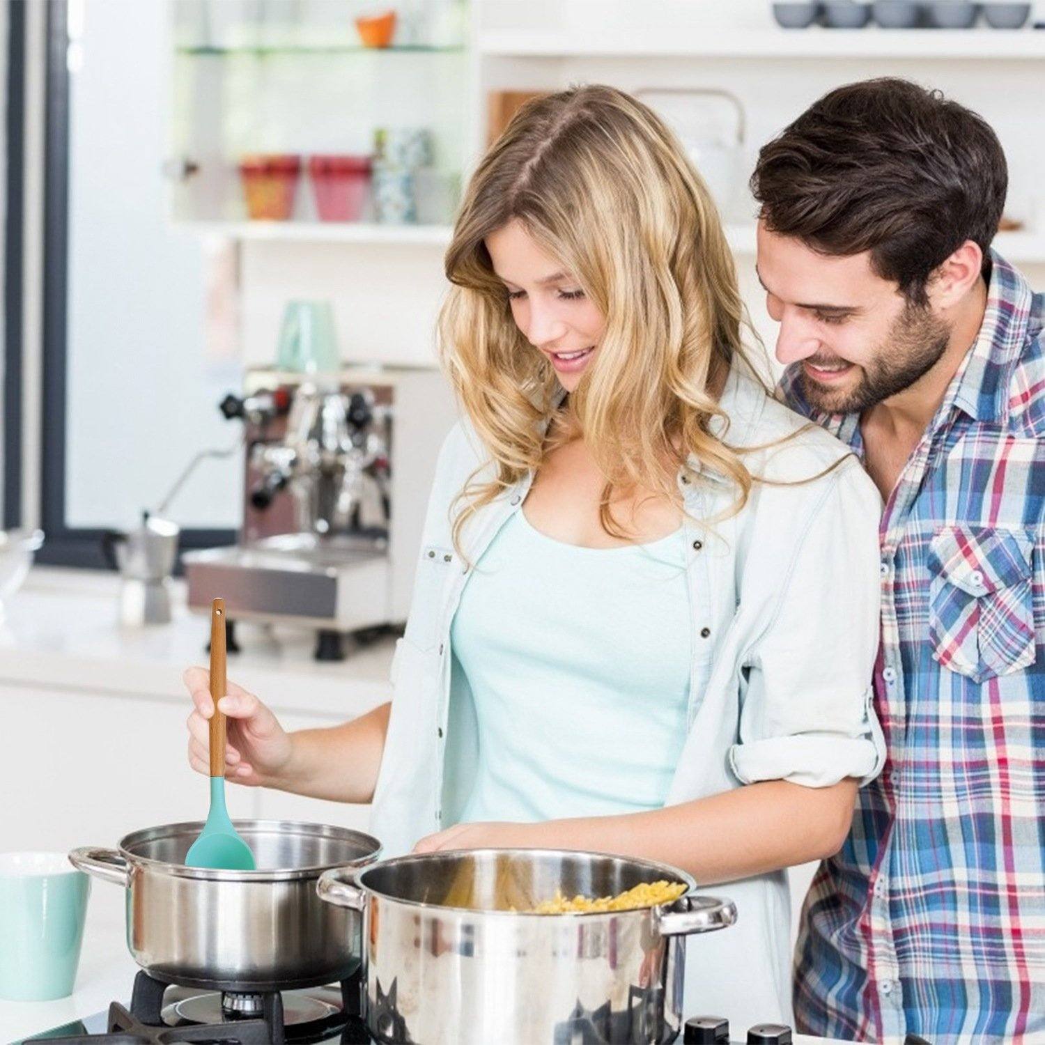 11-Delige Siliconen Keukengerei Set Voor Veilig, Duurzaam & Modern Koken