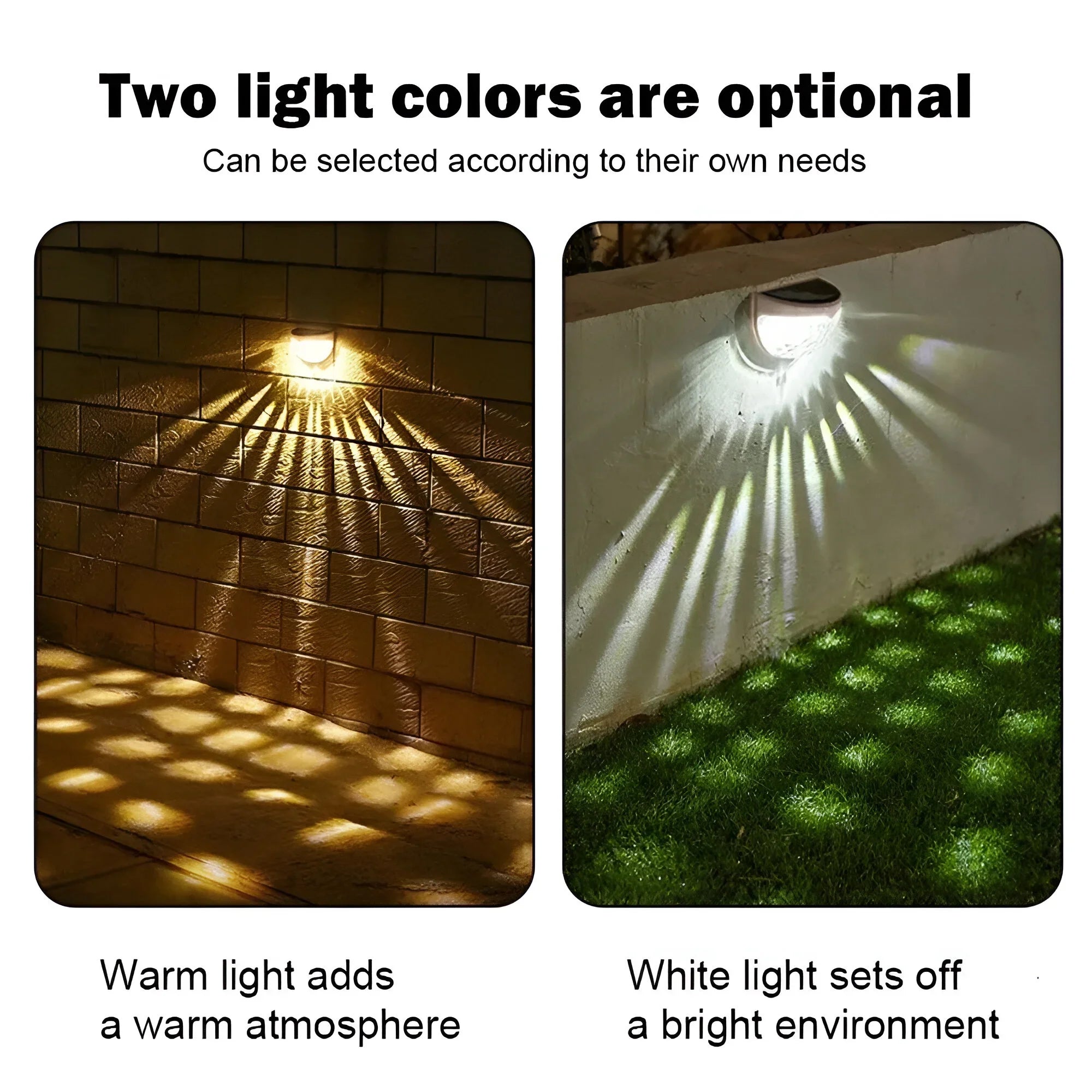 Zonnelamp Tuinmuur | Energiezuinige LED Buitenlamp