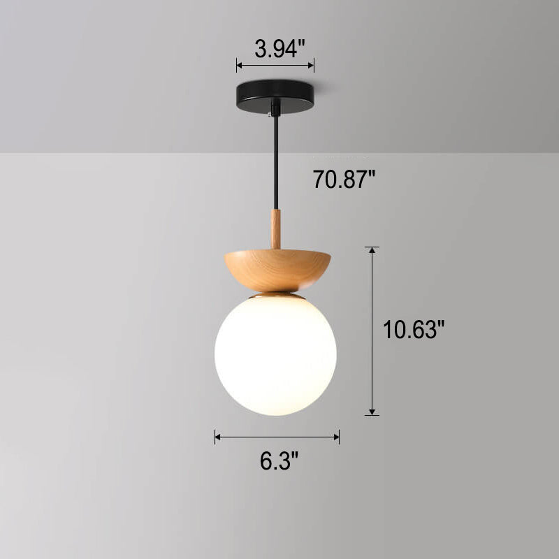 Sanshoku - Japanse Hanglamp met Dimbare LED – 3 Lichtkleuren – Stijlvolle Plafondlamp voor Woonkamer, Hal & Slaapkamer