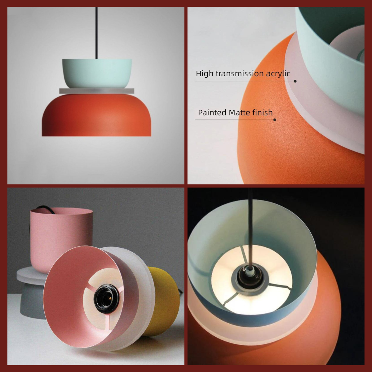 Scandinavische Pendellamp in Macaronvorm – Stijlvolle LED Hanglamp voor Woonkamer, Keuken & Slaapkamer