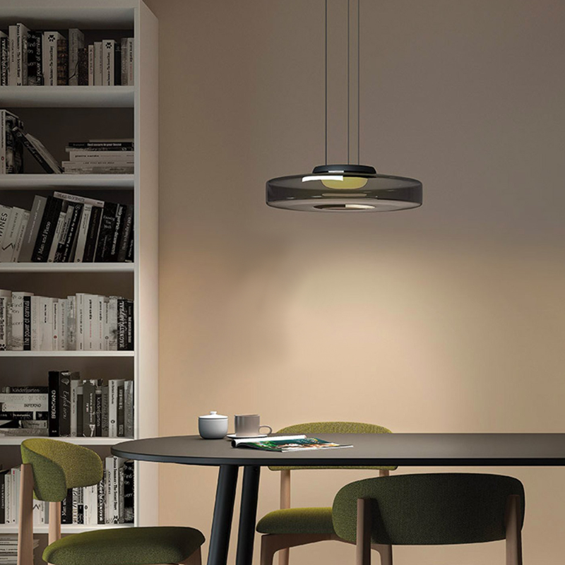 BauhausGlow - Glazen Hanglamp In Bauhaus-Stijl Met Warm Licht & Moderne Vormgeving