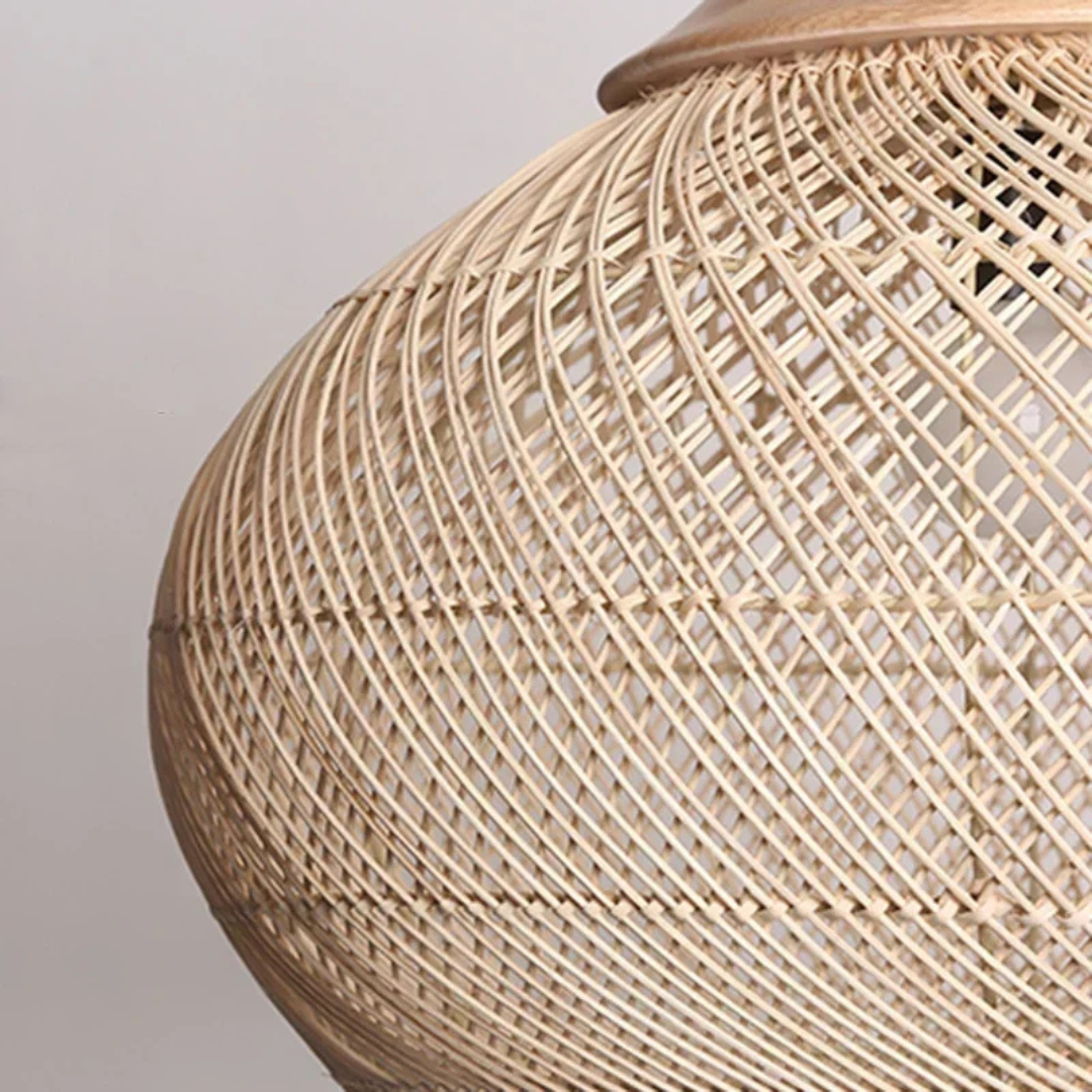 Boho Rieten Hanglamp – Sfeervol & Natuurlijk Voor Elk Interieur