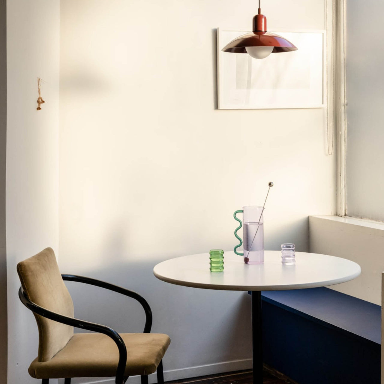 Bauhaus Macaron Hanglamp van Gekleurd Glas | Modern Design voor Keuken & Eetkamer
