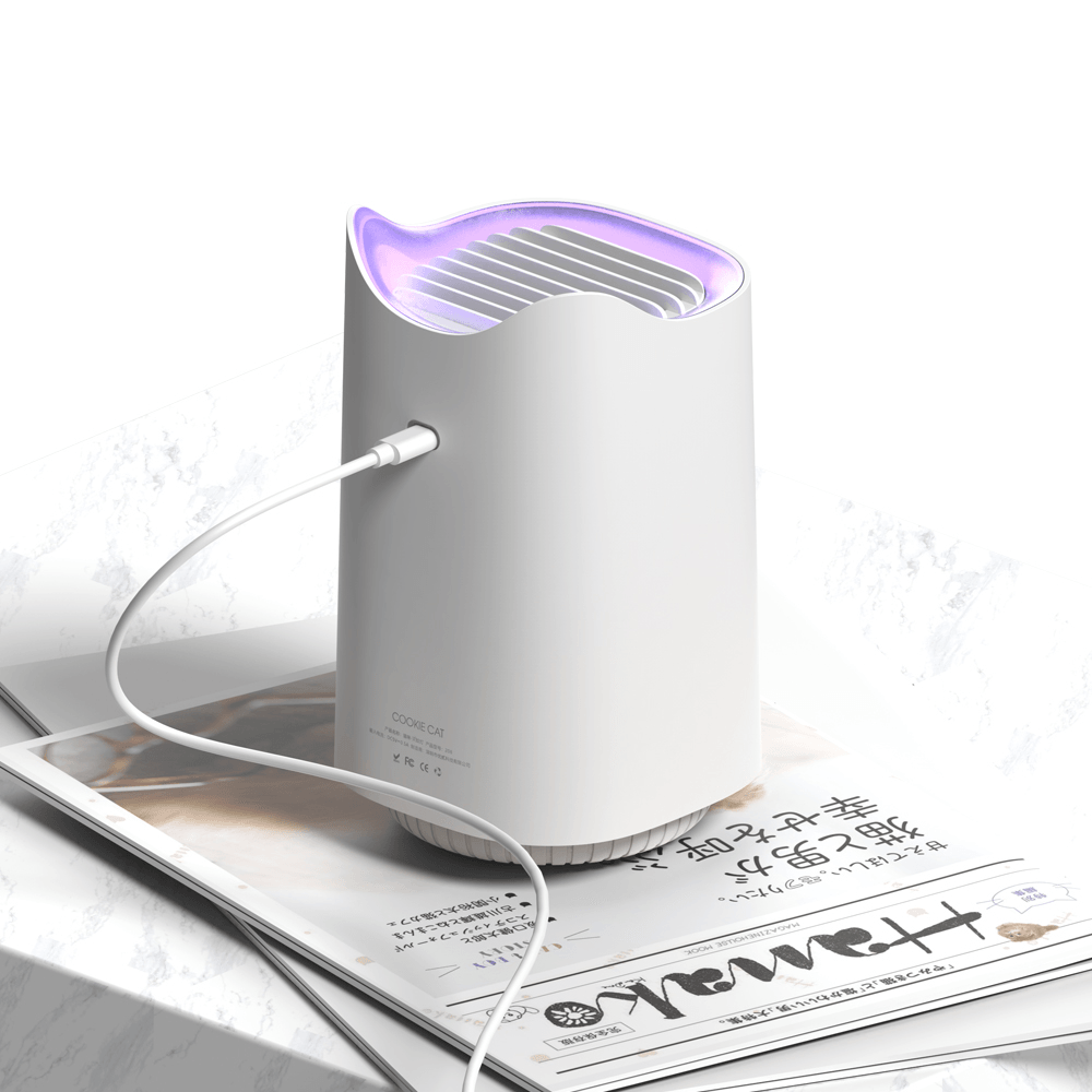 MosquitoGuard Muggenlamp – Elektrische Muggenvanger Voor Binnen & Buiten – Stil & Milieuvriendelijk – Oplaadbaar Via USB