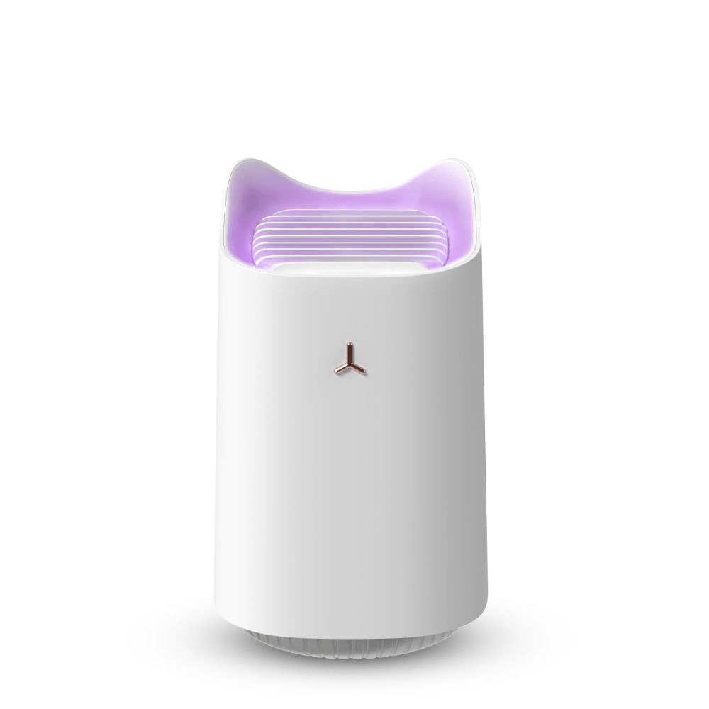 MosquitoGuard Muggenlamp – Elektrische Muggenvanger Voor Binnen & Buiten – Stil & Milieuvriendelijk – Oplaadbaar Via USB
