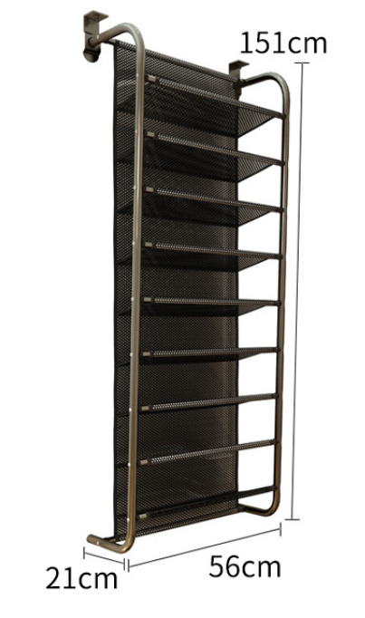 10-Laags Deur Schoenenrek Organizer Voor Maximale Ruimtebesparing