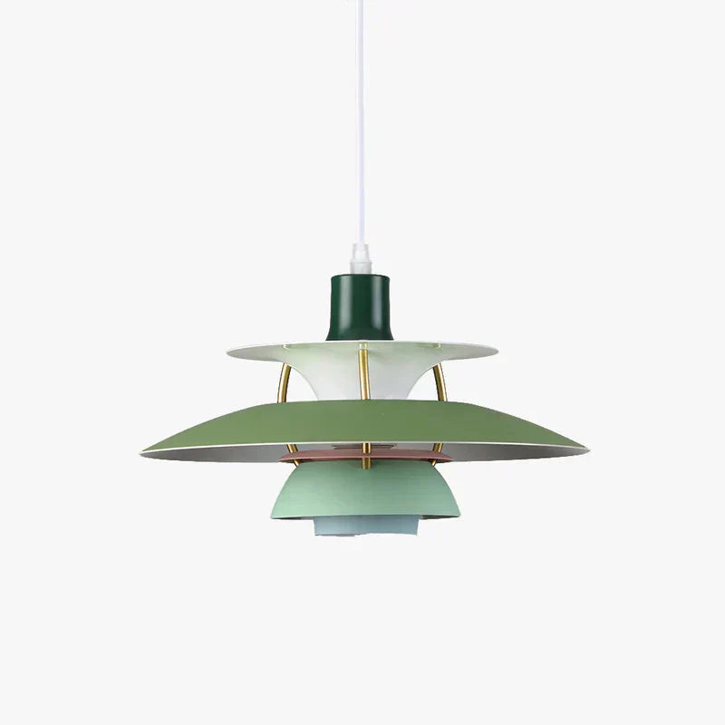 Moderne LED Hanglamp Met Scherm – Kleurrijk Metaaldesign – E27 Fitting