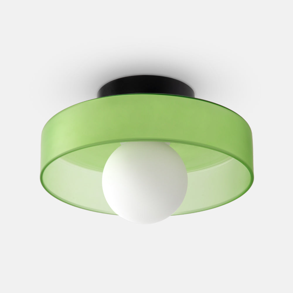 Moderne Ronde Plafondlamp van Glas – Stijlvolle Verlichting voor Keuken & Woonruimte