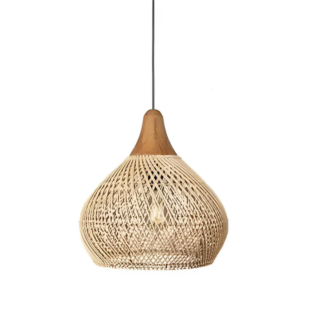 Boho Rieten Hanglamp – Sfeervol & Natuurlijk Voor Elk Interieur
