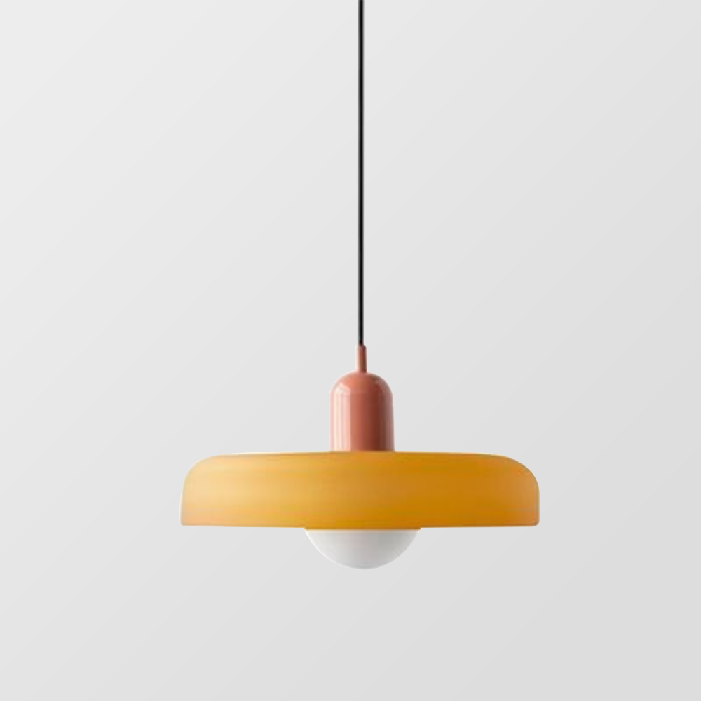 Kleurrijke Bauhaus Hanglamp Met Tijdloos Glasontwerp