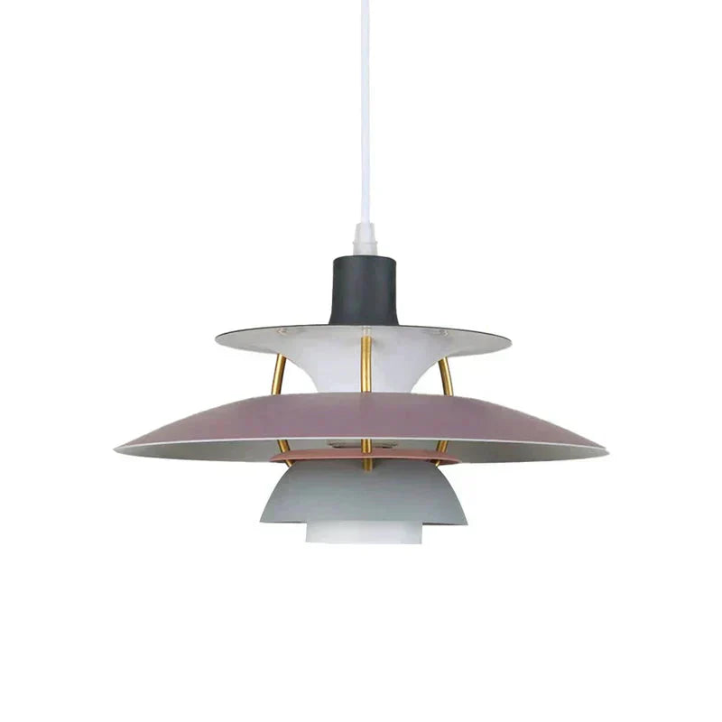 Moderne LED Hanglamp Met Scherm – Kleurrijk Metaaldesign – E27 Fitting