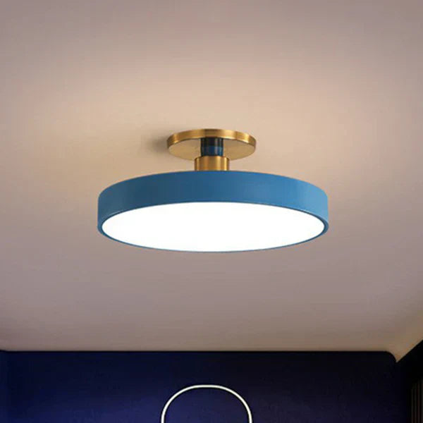 Minimalistische Ronde LED Plafondlamp in Scandinavische Stijl – Acryl Design voor Slaapkamer & Woonruimte