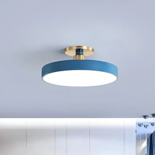 Minimalistische Ronde LED Plafondlamp in Scandinavische Stijl – Acryl Design voor Slaapkamer & Woonruimte