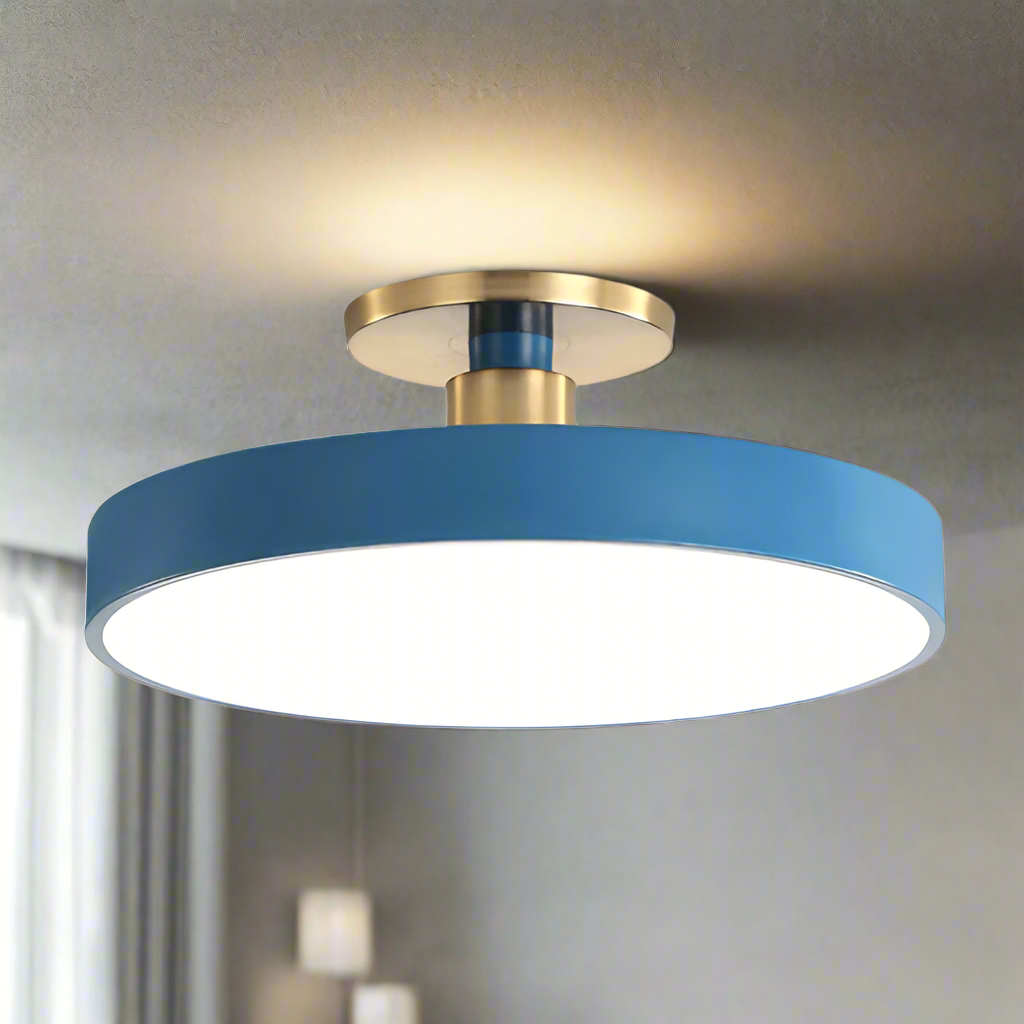 Minimalistische Ronde LED Plafondlamp in Scandinavische Stijl – Acryl Design voor Slaapkamer & Woonruimte