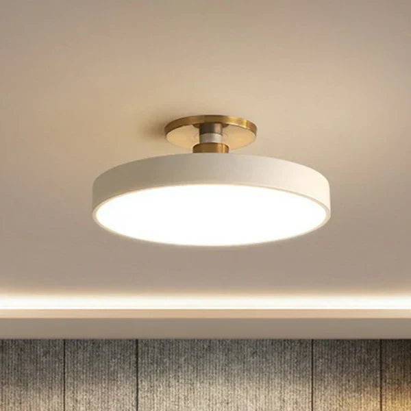 Minimalistische Ronde LED Plafondlamp in Scandinavische Stijl – Acryl Design voor Slaapkamer & Woonruimte