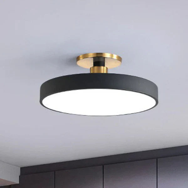 Minimalistische Ronde LED Plafondlamp in Scandinavische Stijl – Acryl Design voor Slaapkamer & Woonruimte
