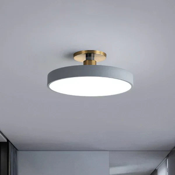 Minimalistische Ronde LED Plafondlamp in Scandinavische Stijl – Acryl Design voor Slaapkamer & Woonruimte