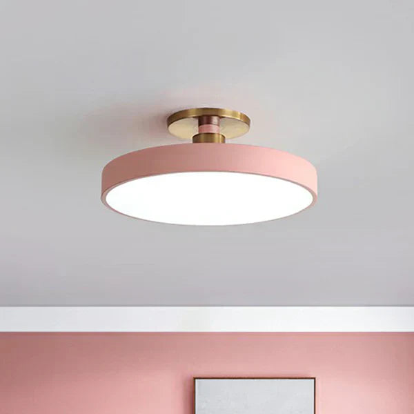 Minimalistische Ronde LED Plafondlamp in Scandinavische Stijl – Acryl Design voor Slaapkamer & Woonruimte