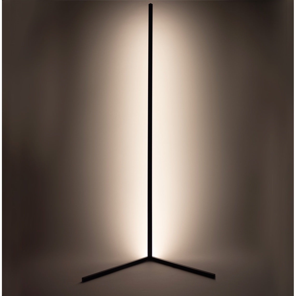 Slimme LED Corner Lamp – Minimalistische Staande Hoeklamp met Dimbare Verlichting
