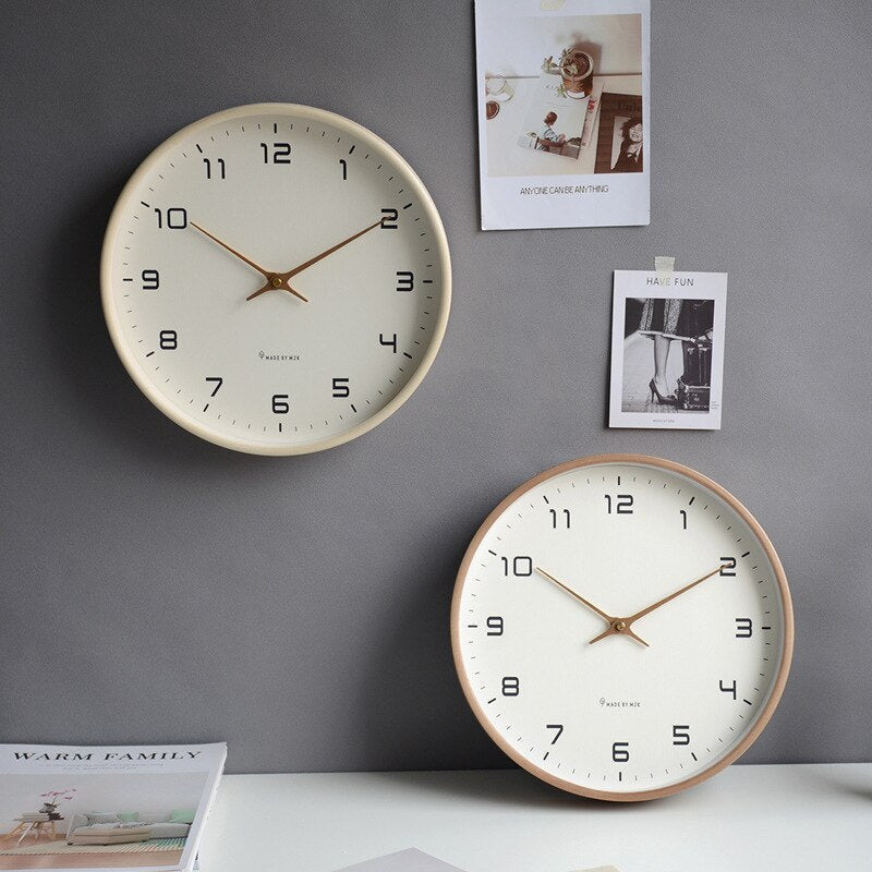Houten Wandklok | Scandinavisch Design & Geluidloos