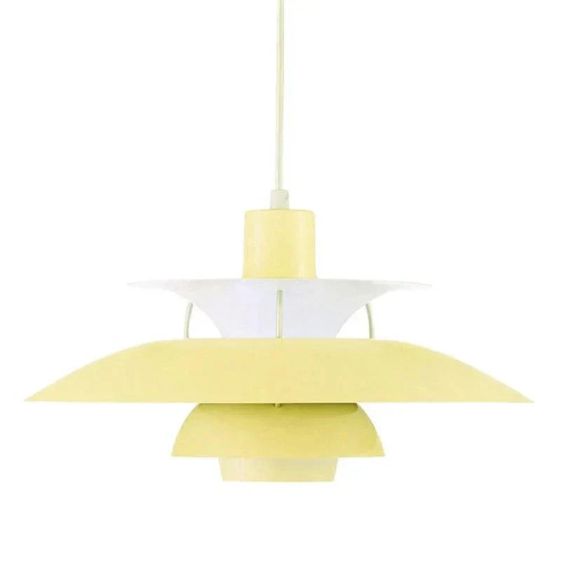 Moderne LED Hanglamp Met Scherm – Kleurrijk Metaaldesign – E27 Fitting