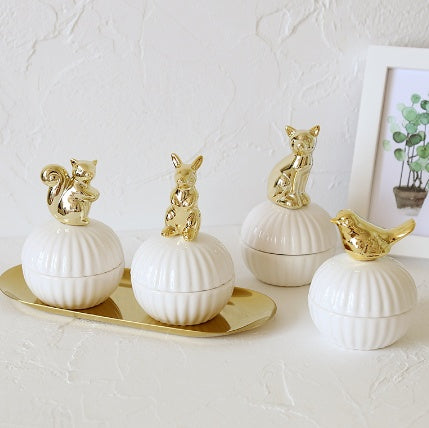 Decoratieve Opbergpot Met Dierenbeeld Voor Een Stijlvol Interieur