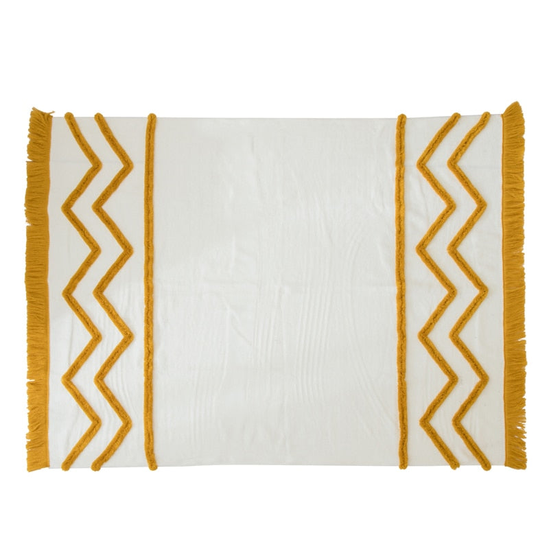 Zachte Sofa Plaid Met Franjes Voor Een Warme & Stijlvolle Woonkamer