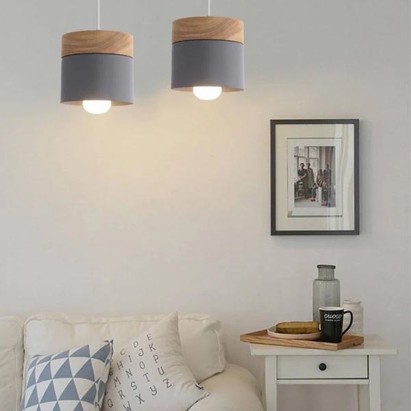 Houten Design Hanglamp voor Kinderkamer & Leeshoek