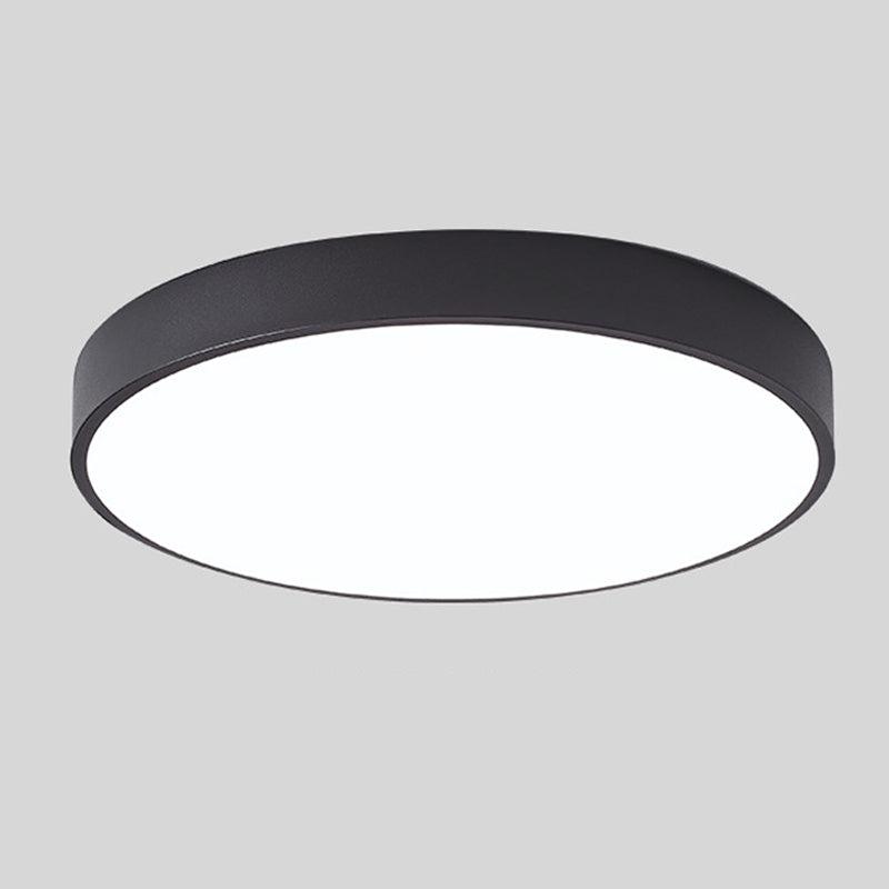 Scandinavische Ronde Plafondlamp van Hout - LED Plafondverlichting voor Slaapkamer, Balkon & Werkkamer