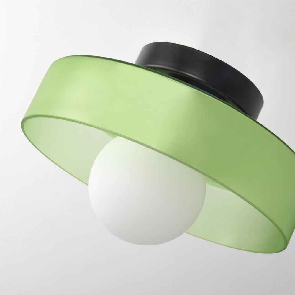 Moderne Ronde Plafondlamp van Glas – Stijlvolle Verlichting voor Keuken & Woonruimte