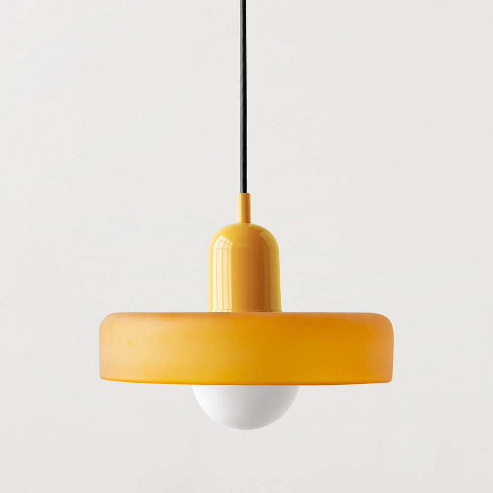 Kleurrijke Bauhaus Hanglamp Met Tijdloos Glasontwerp