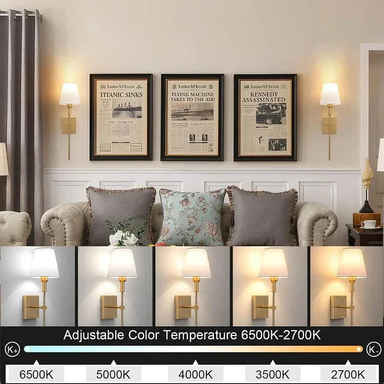 Oplaadbare Draadloze Wandlamp (2 Stuks) - Flexibele Verlichting voor Binnen en Buiten