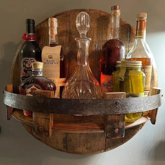 Houten Drankdisplay Voor Stijlvolle Presentatie & Unieke Interieurs