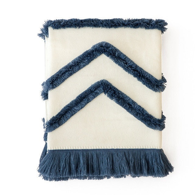 Zachte Sofa Plaid Met Franjes Voor Een Warme & Stijlvolle Woonkamer