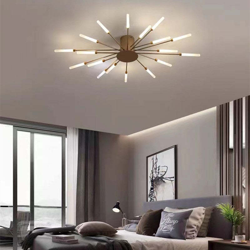 Vuurwerk Plafondlamp – Moderne LED Kroonluchter met Scandinavisch Design voor Woonkamer, Slaapkamer & Kinderkamer
