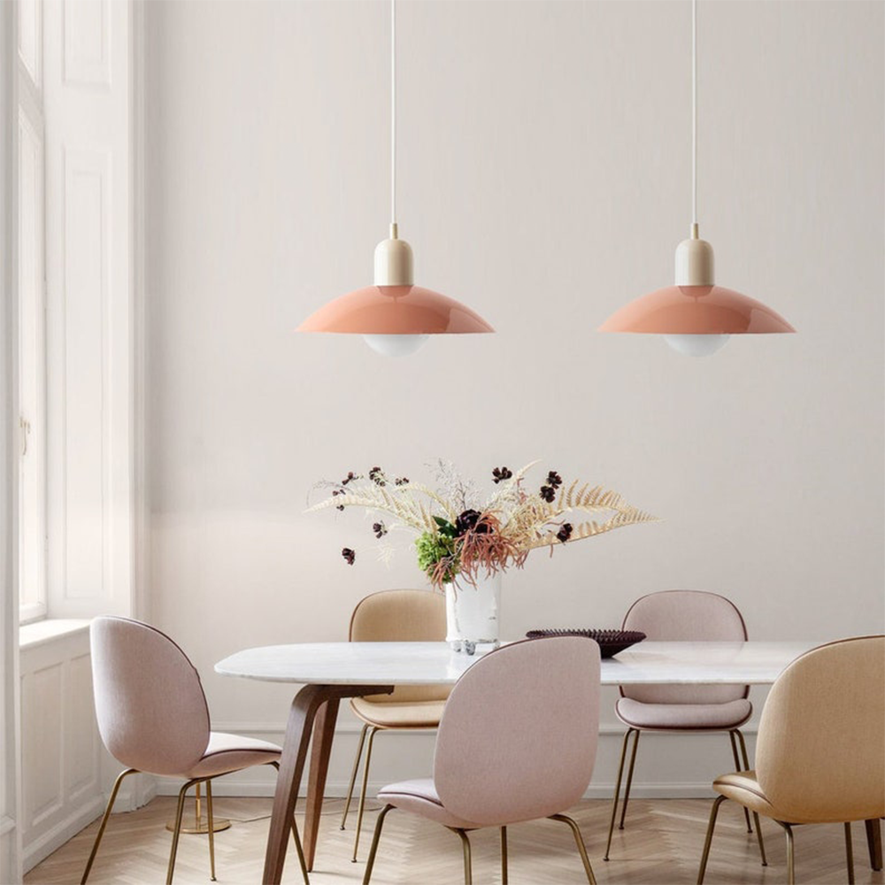 Bauhaus Macaron Hanglamp van Gekleurd Glas | Modern Design voor Keuken & Eetkamer
