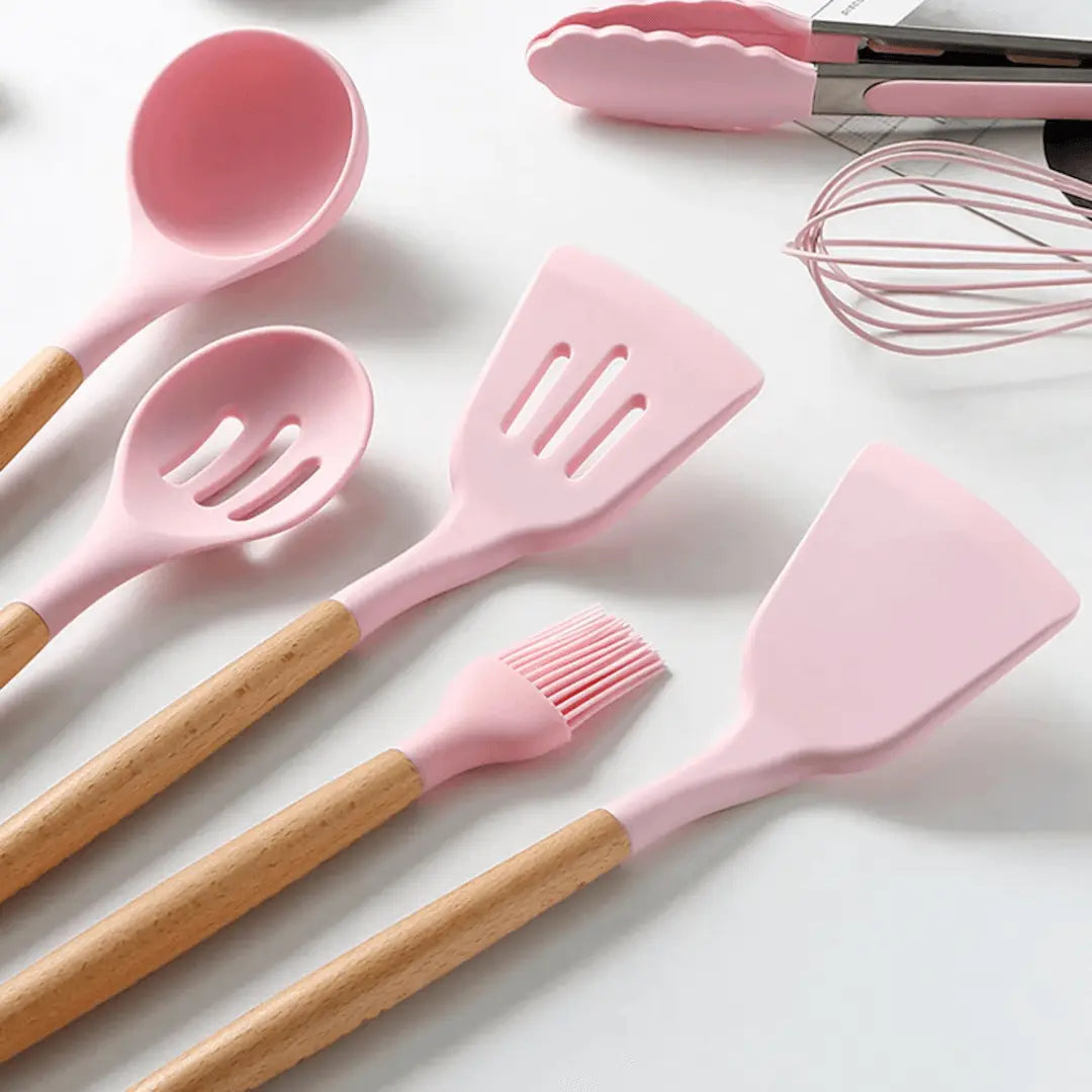 Duurzame Siliconen Keukengerei Set Voor Veilig & Modern Koken